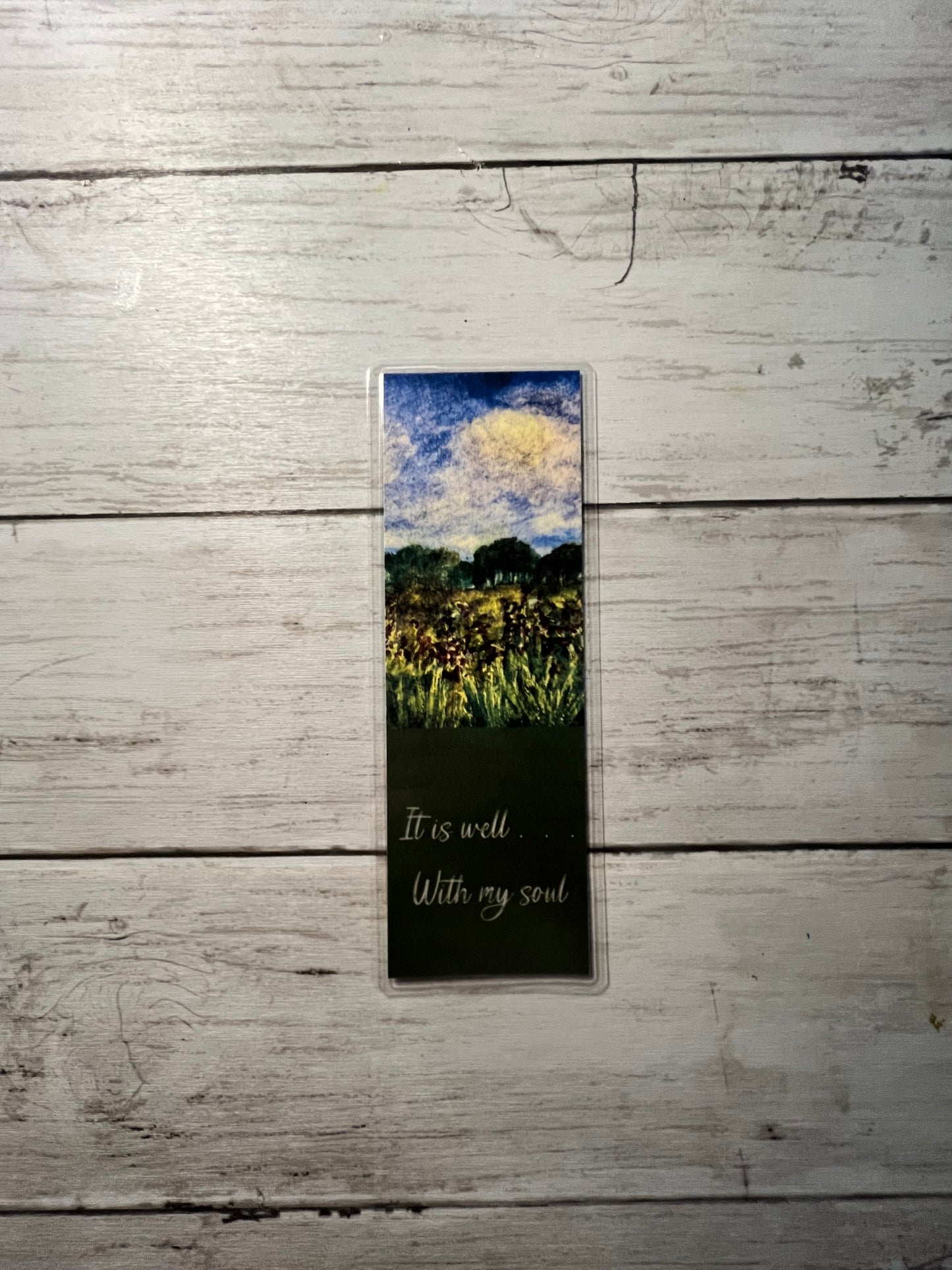It Is Well With My Soul Laminated Bookmark