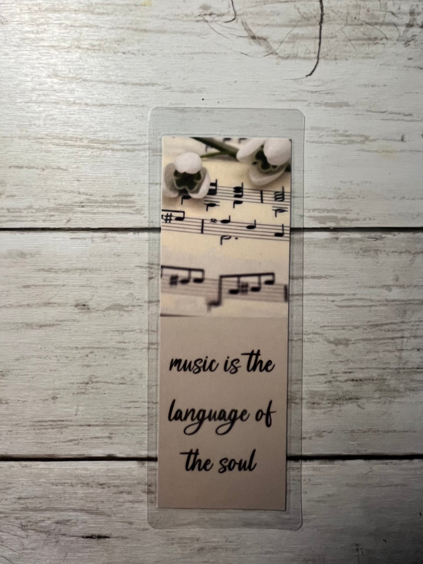 Music Laminated Bookmarks