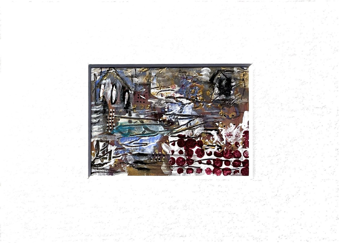 Original ACEO Painting 2 of 4 in Nostalgia Series