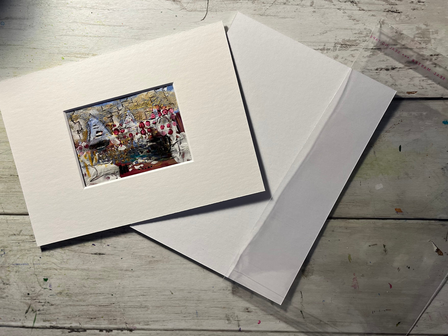 Original ACEO Painting 1 of 4 in Nostalgia Series