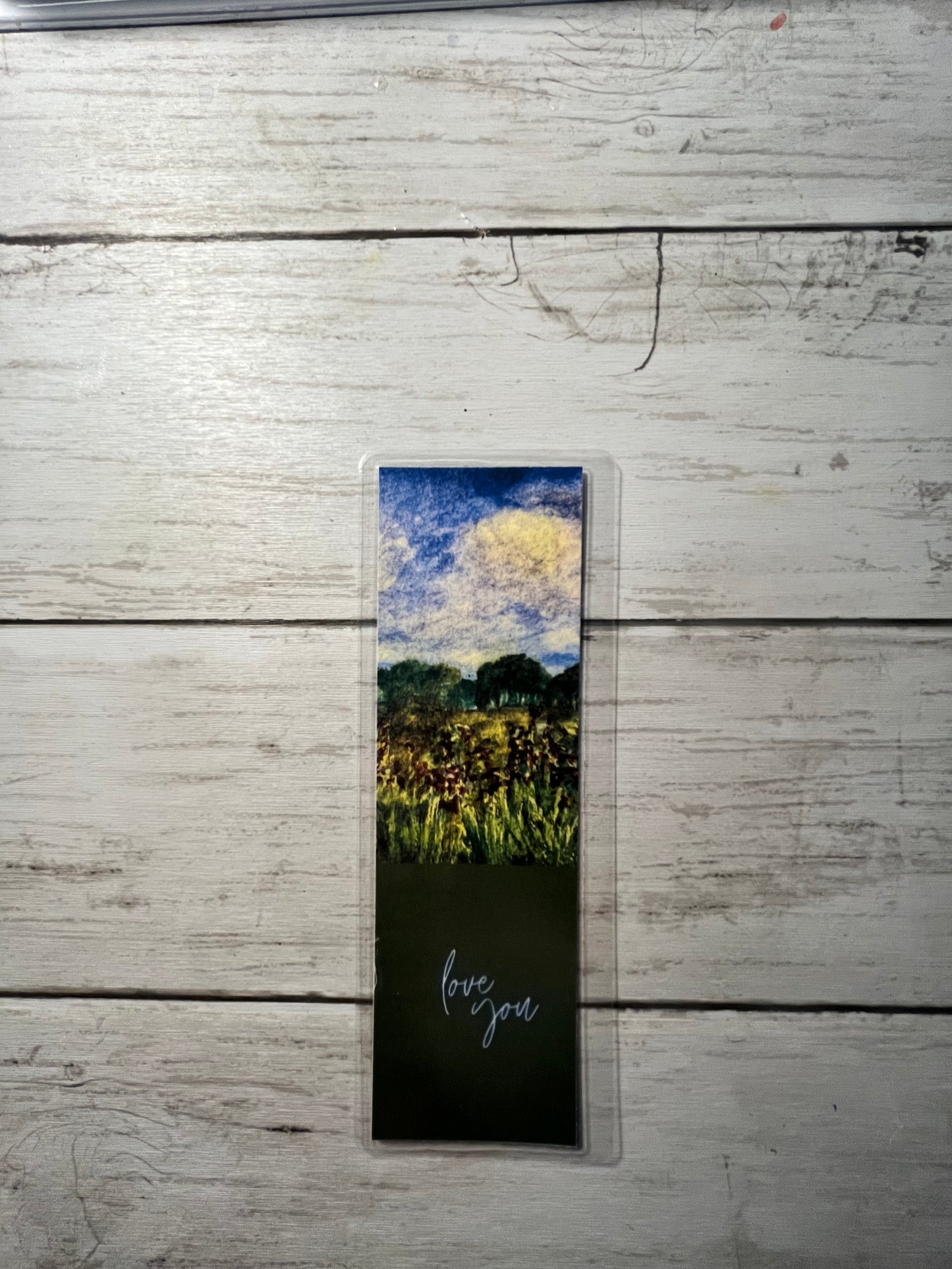 Love You Laminated Bookmark
