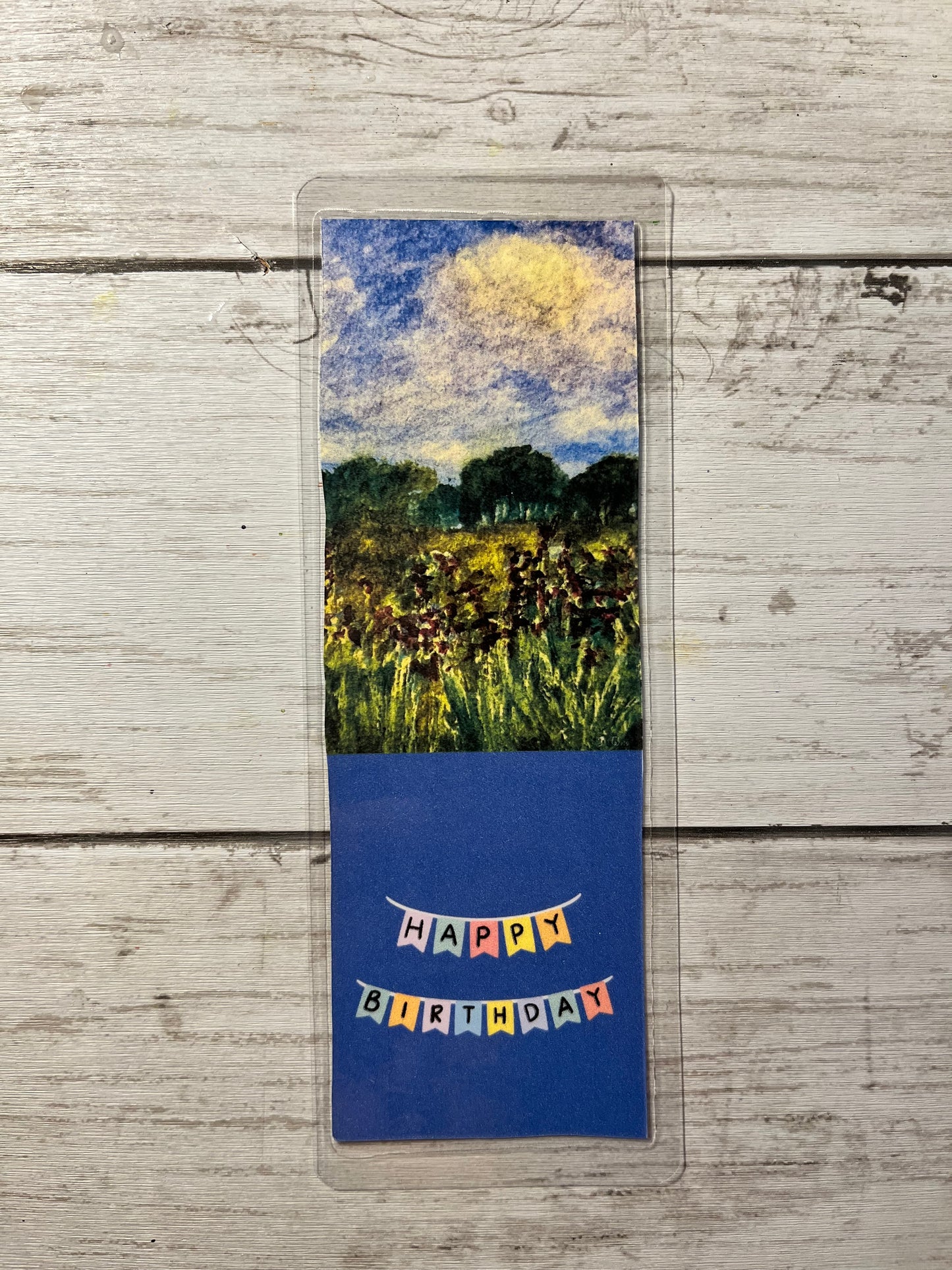 Happy Birthday Bookmark