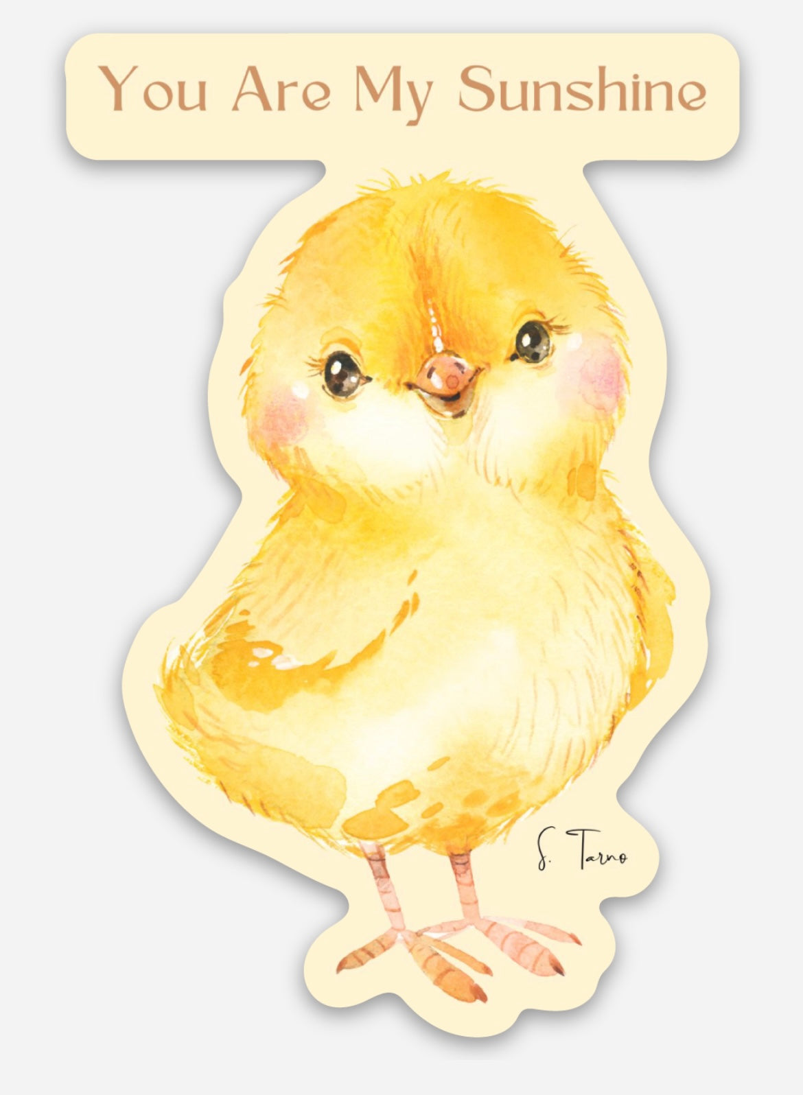 You Are My Sunshine Die Cut Sticker