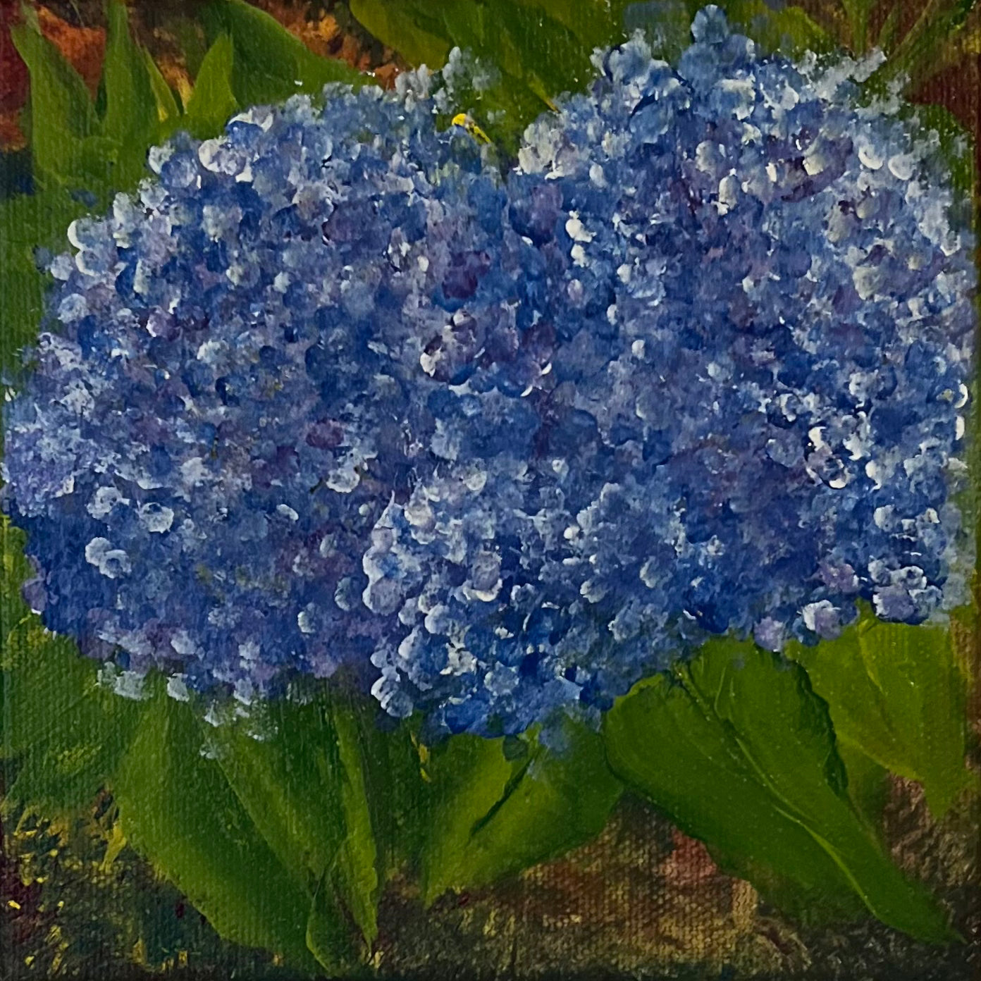“Hydrangeas” Original Acrylic on Gallery Wrapped Canvas