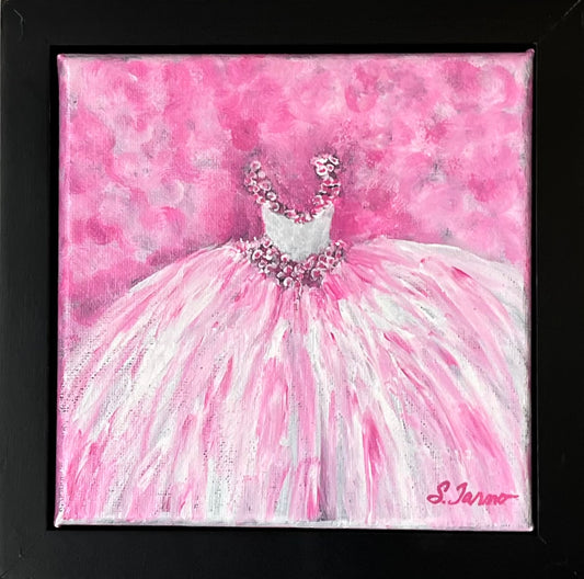 Original Acrylic Painting “I Want To Be A Ballerina When I Grow Up”