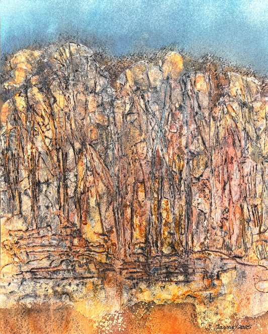 Original Mixed Media Titled “Ancestral Grain”