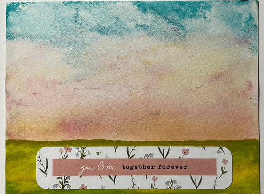You & Me Together Forever Greeting Card