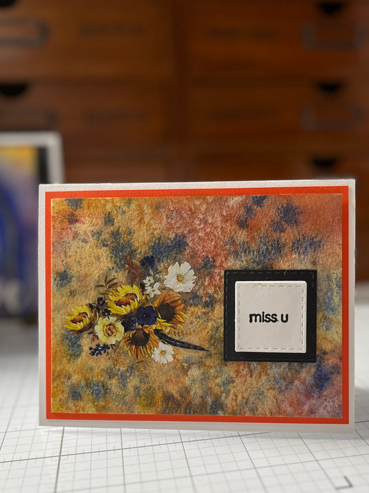 Greeting Card Miss U