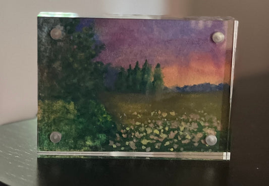 Magnetic Acrylic Frame with Original Artwork