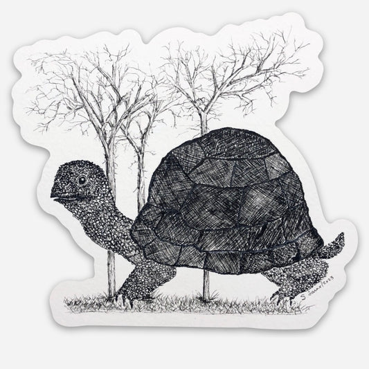 Vinyl Die Cut Sticker of Artwork/Tortoise