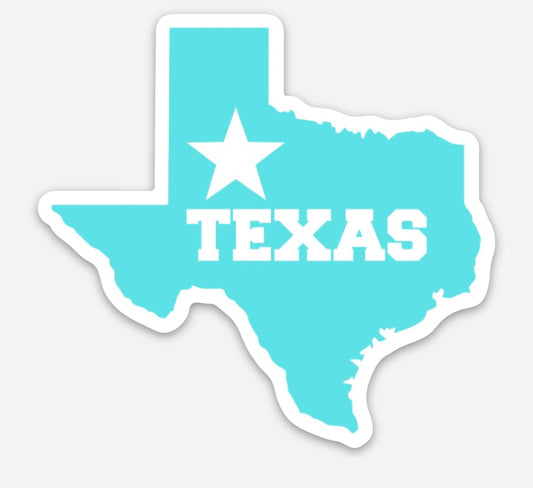 Texas Die Cut Vinyl Sticker