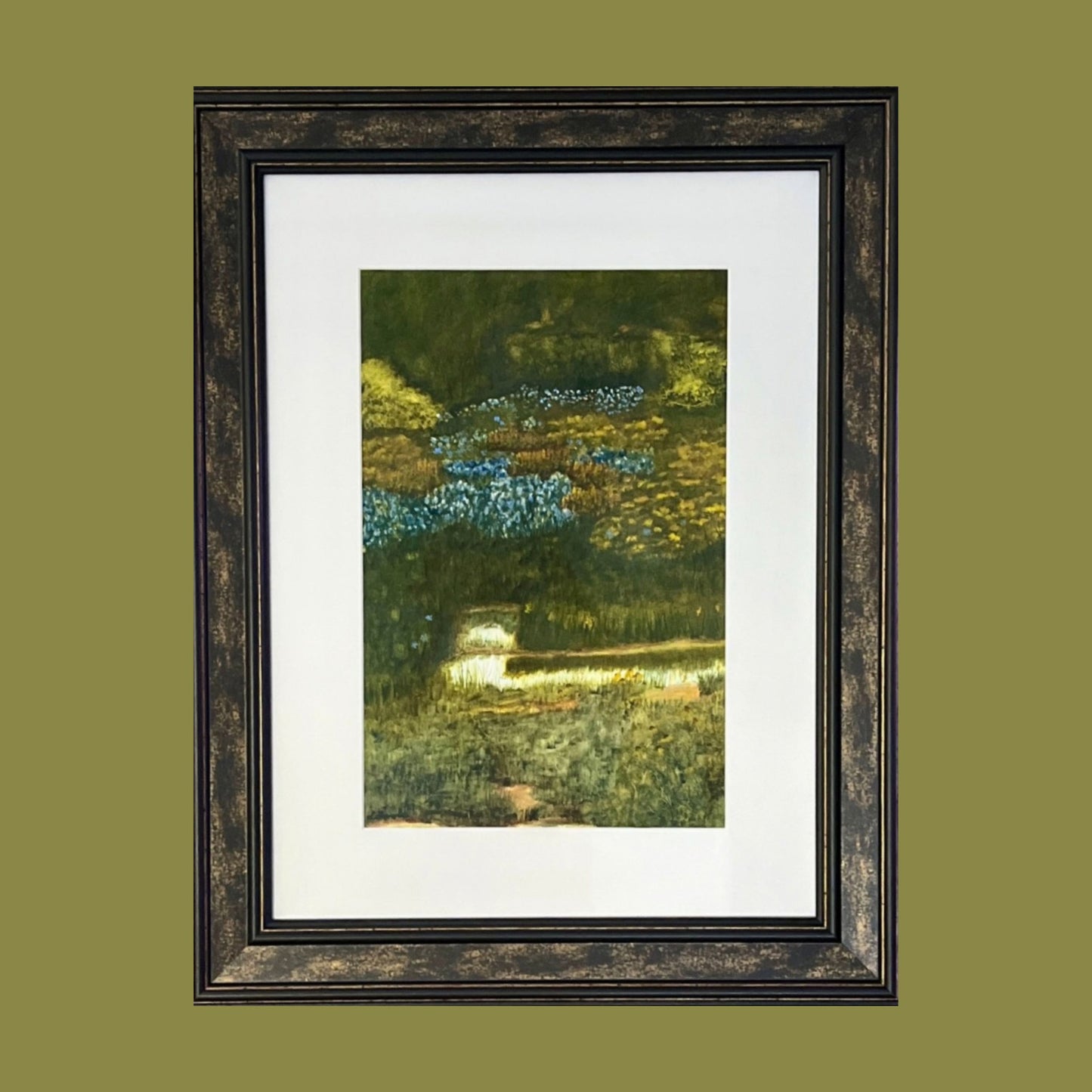 Texas Hill Country Willow City Loop Original Watercolor Painting