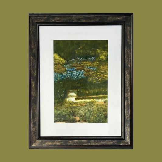 Texas Hill Country Willow City Loop Original Watercolor Painting