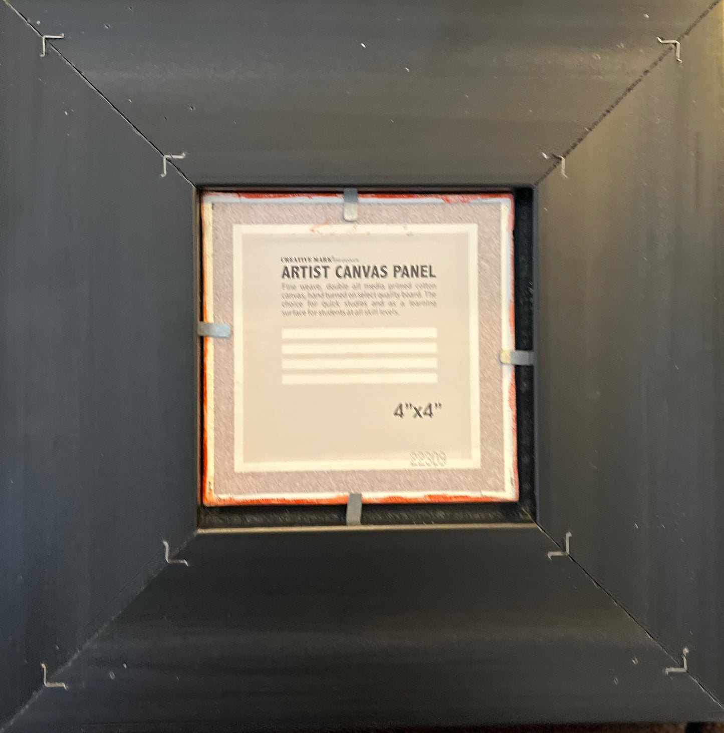 Original Acrylic Canvas Painting Titled "Morning Coffee" Framed