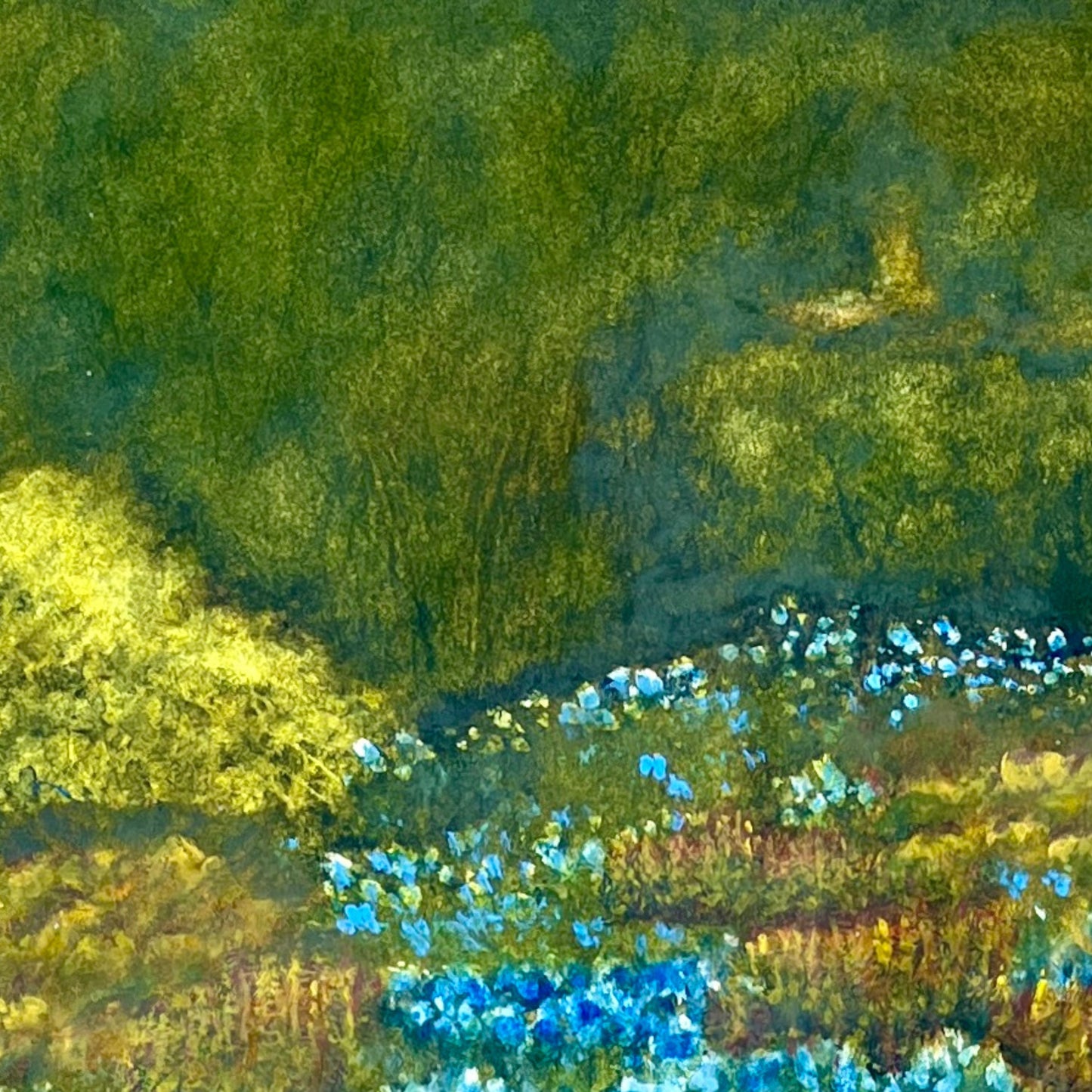 Texas Hill Country Willow City Loop Original Watercolor Painting