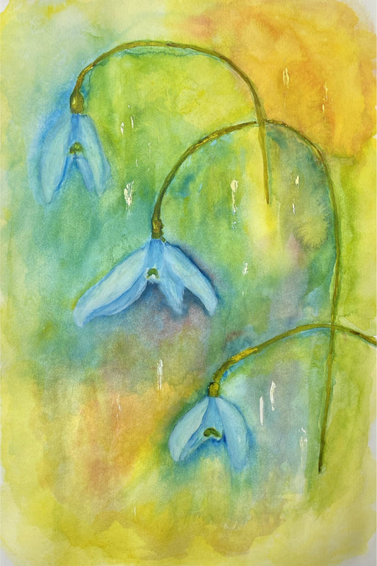 Original Watercolor Titled “New Beginnings”