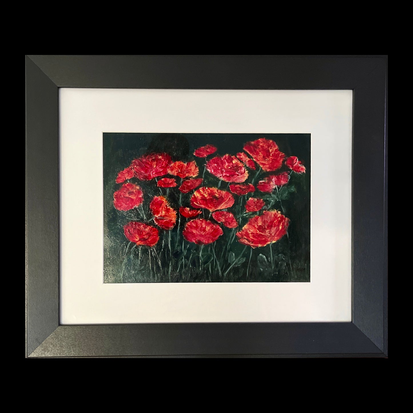Embers In The Dark Original Acrylic Painting