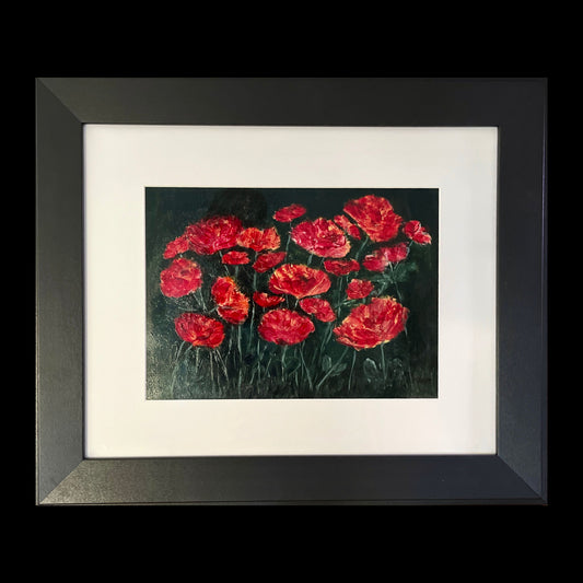Embers In The Dark Original Acrylic Painting